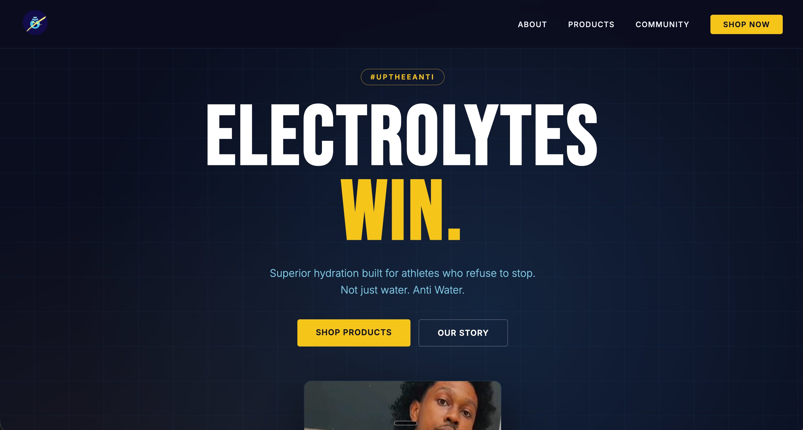 Anti Water Co website