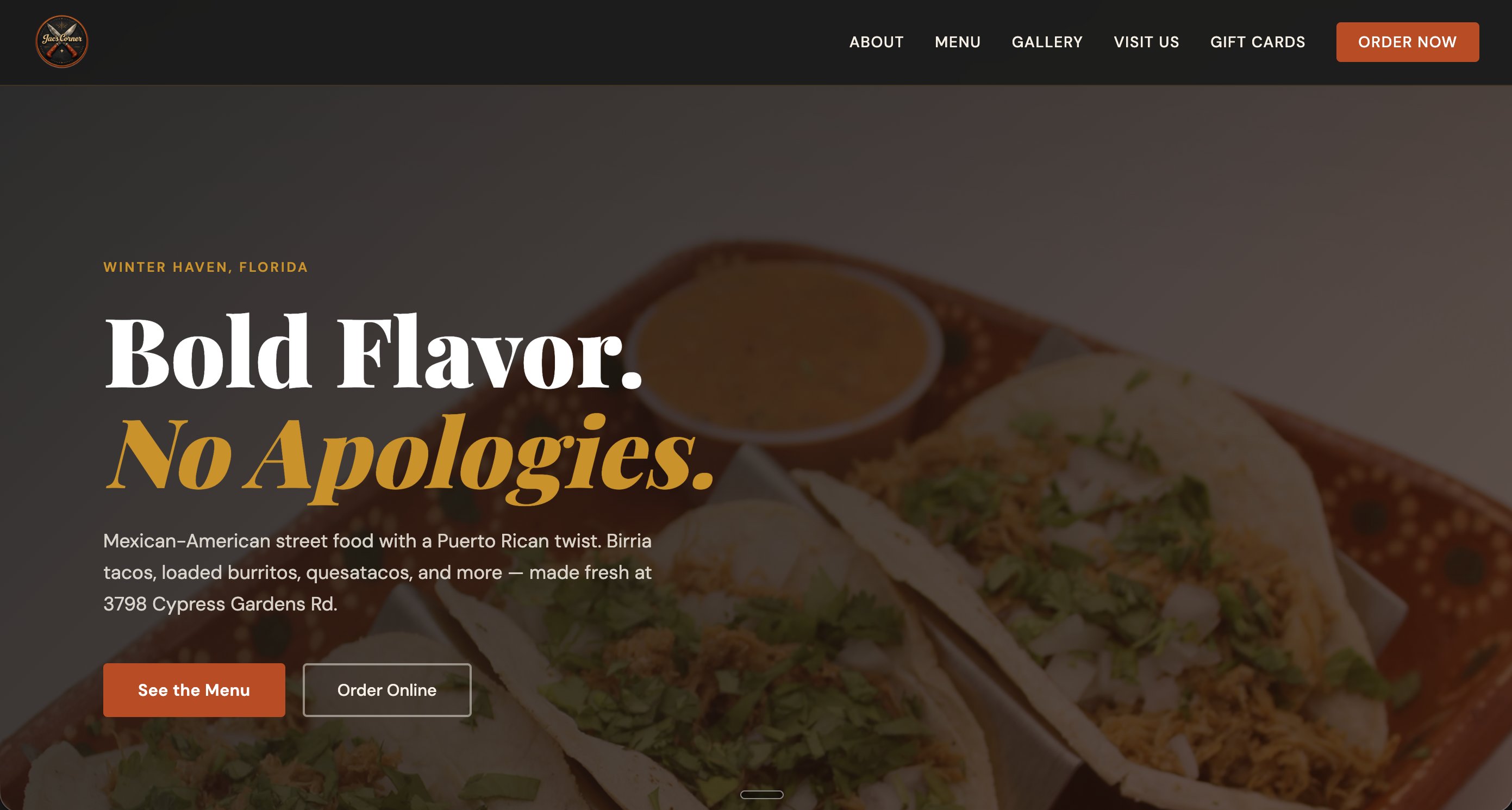 Jac's Corner website